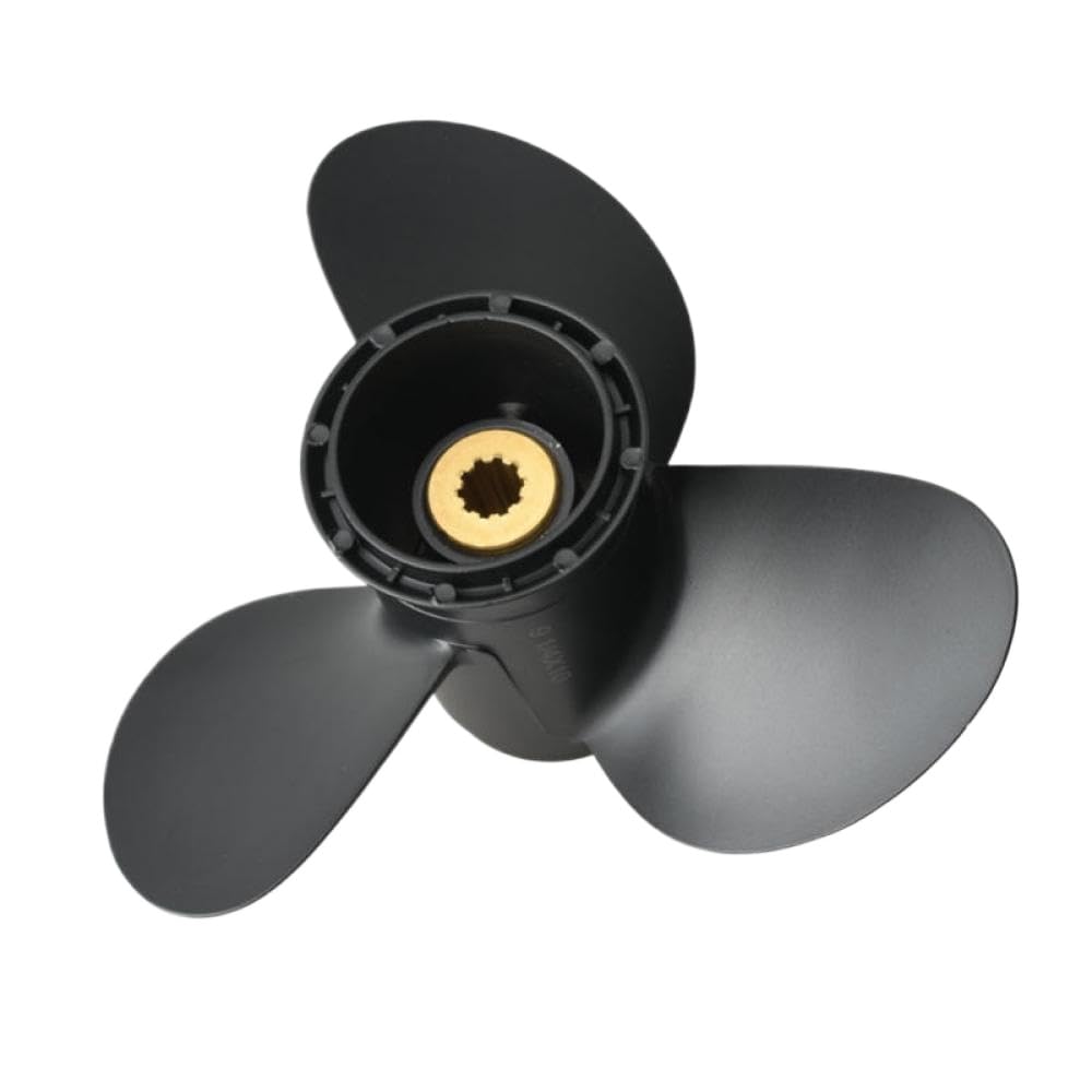 9 1/4x10 Elabora di Alluminio 3 per Motori fuoribordo da 8 a 20 CV compatibili con Motore a 10 Spline
