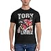 Tory Rapper Lanez Short Sleeve T Shirt for Men,Colorful Mens Crewneck T-Shirt Breathable Cotton Graphic Tee Shirts Top for Men Youth Clothing Medium Black Shirt
