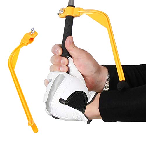 HOW TRUE 3 Pieces Golf Swing Training Aid Golf Swing Trainer Golf Wrist Support - Thumbnail 2