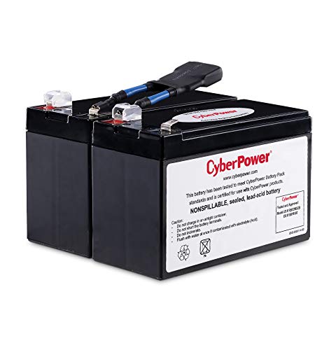 CyberPower RB1290X2B UPS Replacement Battery Cartridge, 12V/9Ah