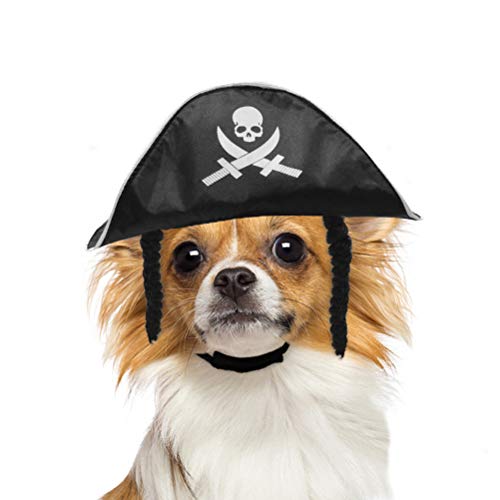Amosfun pet pirate hat dog cat captain cap halloween pirate cosplay costume halloween party hat dress up costume accessories 2 Amosfun pet pirate hat dog cat captain cap halloween pirate cosplay costume halloween party hat dress up costume accessories - image 3