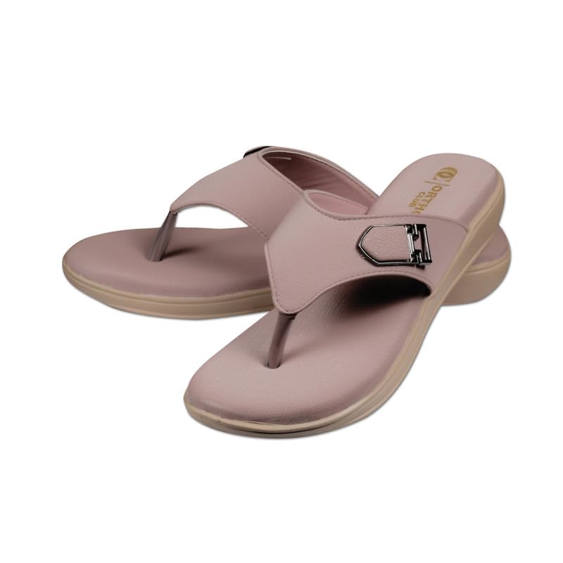 Image of ORTHO CLUB Fancy doctor slippers | Stylish chappal for women | Comfortable flat sandals for women stylish