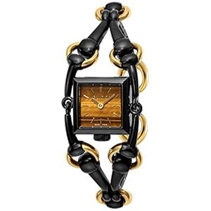 Gucci Signoria Quartz Movement Brown Tiger’s Eye Dial Ladies Watch YA116518