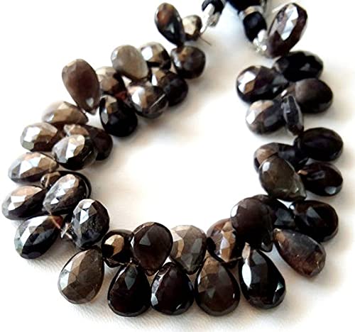 Perles d'andalousite de 9x11 à 11x16 mm pour fabriquer des bijoux en pierres naturelles