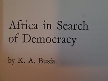 Hardcover Africa in Search of Democracy Book