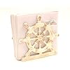 Nautical Ship?s Wheel/Coastal/Lunch Napkin Holder Off-White By The Metal Magician 41tF6i5ziyL. SS100