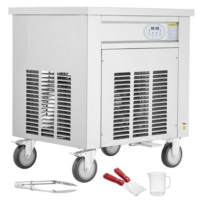 Happybuy Commercial Rolled Ice Cream Machine