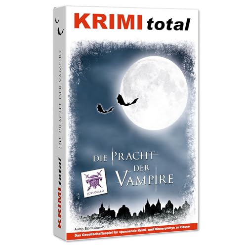 Krimi total ® Die Pracht der Vampire | Krimidinner für zu Hause | 8-9 Personen | Vampire