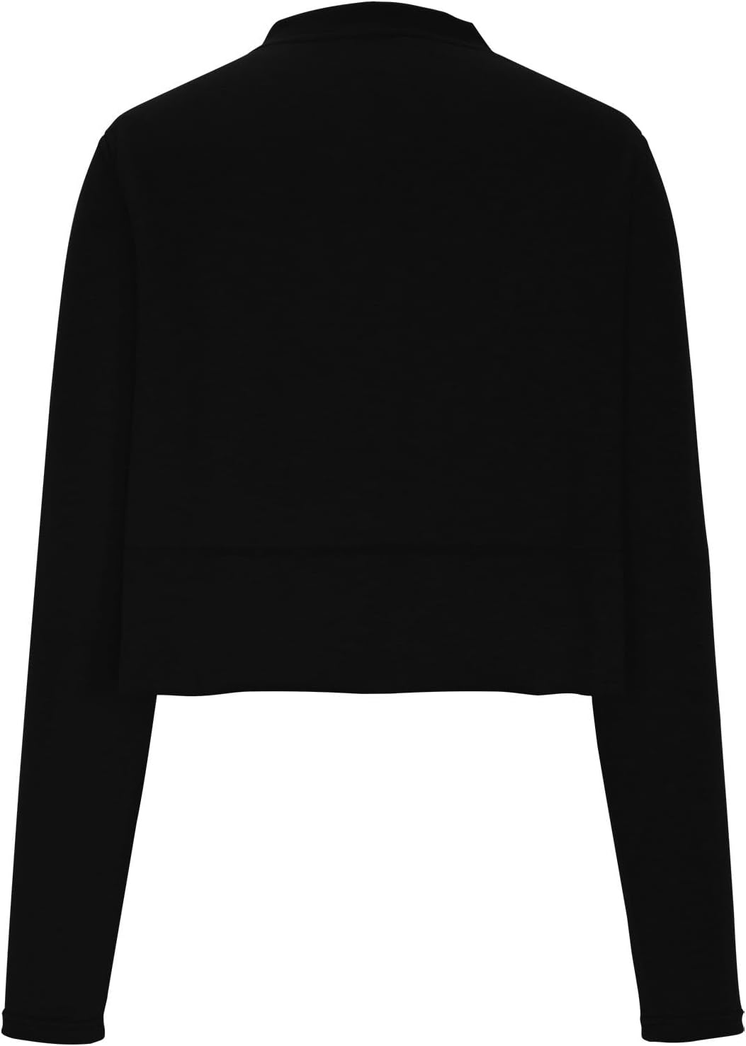 Women's Workout Tops Long Sleeve Round Neck Loose Fit Yoga Cropped Shirts Athletic Running Lightweight Solid Blouses