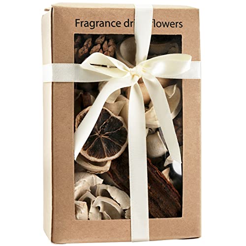 Kingrol-Natural-Potpourri-Bag-Scented-Dried-Flowers-for-Home-Fragrance-Decor-Potpourri-Bowl-Vase-Filler-97-oz-White Kingrol Natural Potpourri Bag Scented Dried Flowers for Home Fragrance Decor Potpourri Bowl Vase Filler 97 oz White