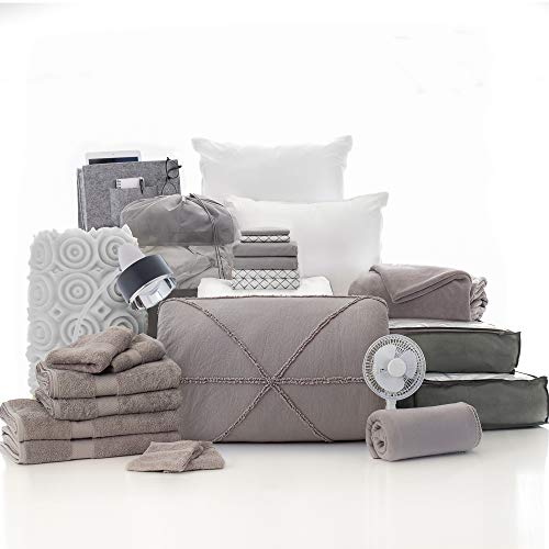 Ocm college dorm room 27-piece varsity pak | twin xl | with toppe…