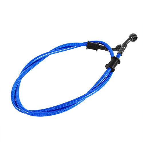 Tuyau D'huile Embrayage Frein, Keenso Tuyau de Ligne Tressé en Acier Inoxydable Coloré 500/600 / 900 / 1200MM pour Moto(Blue 1200mm) - Image 3