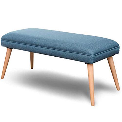 Tabourets de repose-pieds en bois et assise capitonnée pour décoration élégante