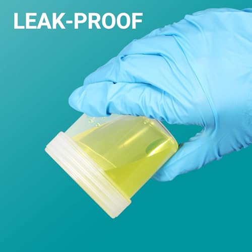 ASEVAT 1 oz Wide Mouth Lab Reagent Bottle, Laboratory Grade Chemical Container, Sealed Leak-proof Translucent PP Bottle, Pill Bottle, Water Sample Bottle(6 Pcs) - Thumbnail 4