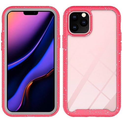 Coque transparente pour iPhone 12 Pro Max antichoc rose TPU