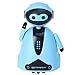 LICHENGTAI Giocattolo Robot Induttivo, Camminata Robot Induttiva Magica Segui La Linea di Disegno, Mini Robot Induttivo, Giocattolo Robot Creativo per Regalo per Bambini (Blu)