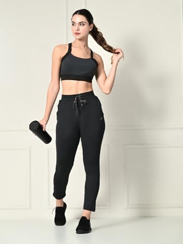 Image of FITINC Premium Trackpant with Zippers Pockets for Women - Best for Gym, Yoga, Workout and Casual Wear
