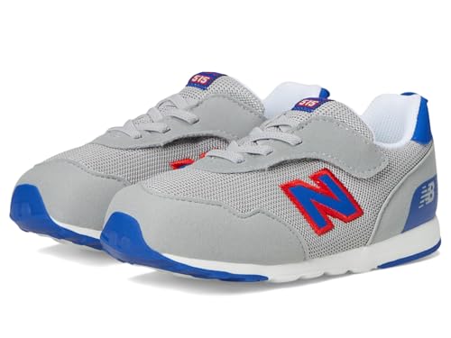 New Balance Kids 515 V1 New-b Hook and Loop Sneaker, Raincloud/Team Royal, 9 X-Wide US Unisex Toddler