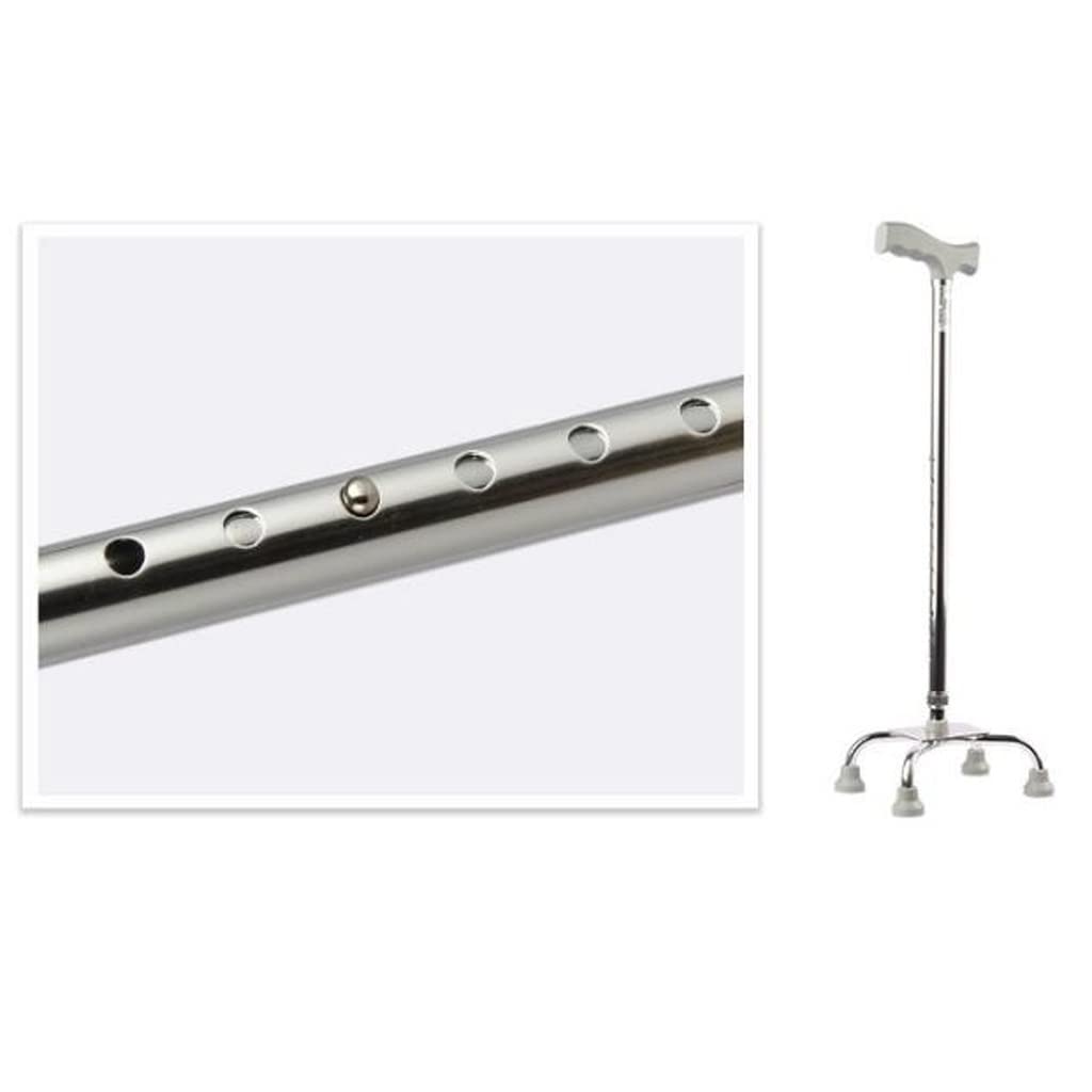 GCX- Muletas de Acero al Carbono for Ancianos, Capacidad de Peso de 4 pies, Longitud de extensión de 200 kg, bastón for Caminar de 64 a 87 años Firma