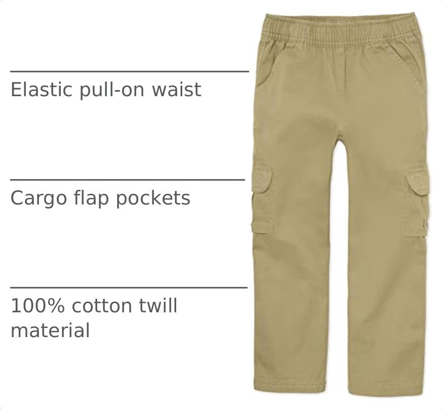 Image of The Children's Place Boys' Pull on Cargo Pants