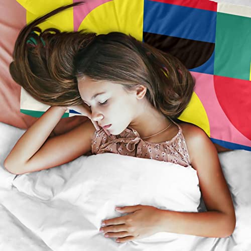 Parure de lit bicolore douce avec housse de couette pour vos nuits d'hiver - 4