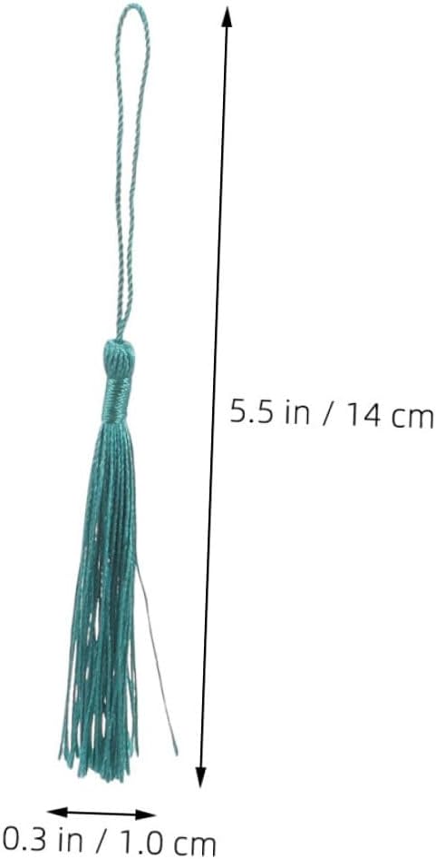 240pcs Mini Soft Tassels Bulk for Crafts Jewelry Making and Bookmarks, Decorative Fan Hanging Tassel Accessories for DIY Keychain and Sewing Projects Random Color