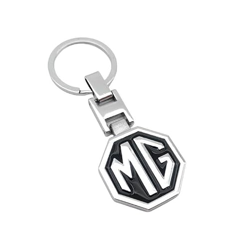DONGDONG Car Keyring for MG Cyberster 2023-, Car Key Chain Car Key Ring Key Chain Car Key Fob Accessories Family Present,Bla-ck