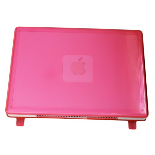 iPearl mCover Hard Shell Case for Model A1181 original 13-inch black/white MacBook released before Oct. 20, 2009 (Pink)