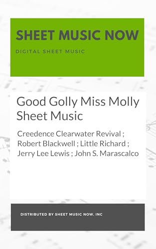 Good Golly Miss Molly Sheet Music Good Golly Miss Molly Sheet Music