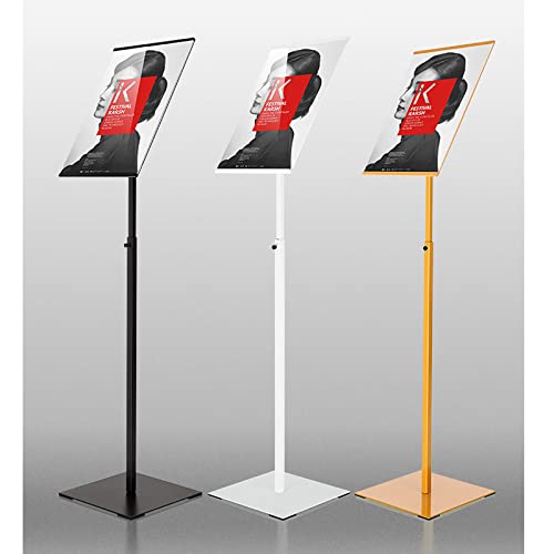 Support de panneau sur pied pour menu A4 angle ajustable pour lisibilité parfaite affiche or - 3