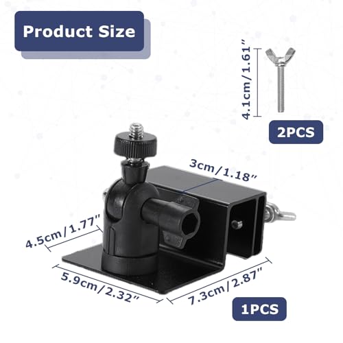 Wetterfeste Dachrinnenhalterung,Wandhalterung Halterung,Kameras 360 Grad Verstellbare Ring Halterung,Dachrinnenhaken, Mit Universal-Schraubadaptern Für Da Outdoor Indoor Home Security-Kamerasystem