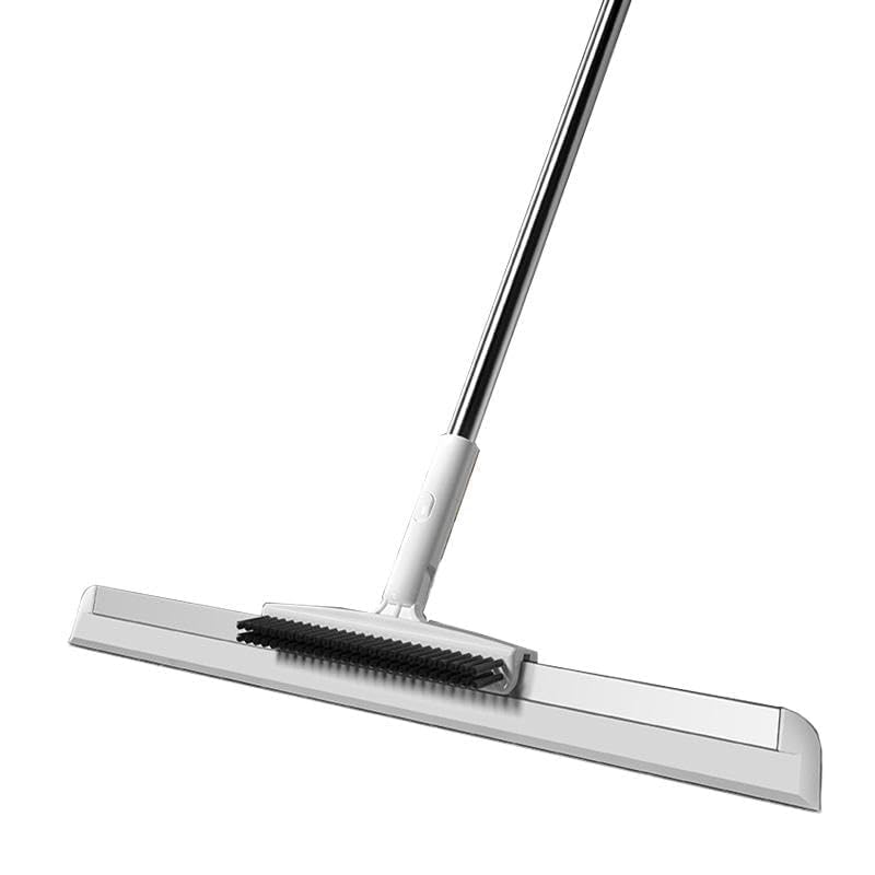 Magic Broom Water Squeegee for Bathroom, Tiles, Marble, Glass & Balcony | 180° Swivel Head Adjustable Long Handle Multipurpose Cleaning Wiper-image-5