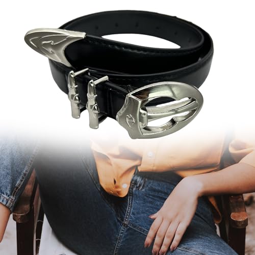 Metal Buckles Waist Belt Gothicism Styles Waistband Fashionable Unique Look for Men and Women2