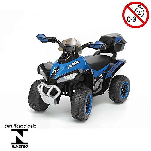 Mini Quadriciculo 6v Importway Elétrico Infantil Azul BW129AZ