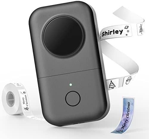 Phomemo D30 Bluetooth Label Maker - Wireless Label Maker Machine Thermal Label Printer Compatible with IOS & Android System,Label Maker Machine Suitable for Home,Office,Organisation,Retail - Green
