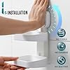 TAILI Double Layer Soap Holder, Bar Soap Dish Saver Suction Cup for Shower Wall Mounted, Suitable for Bathroom, Tub, Sponge Caddy Kitchen Sink,Easy to Clean,Universal Bathroom Shower Accessories,White #1