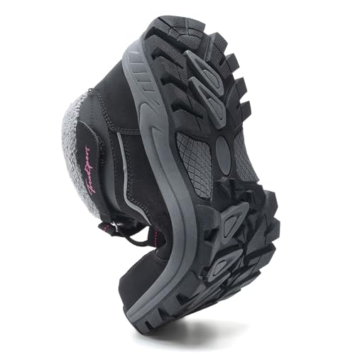 Qiucdzi Womens Winter Snow Boots Warm Fur Lined Anti-Slip Ankle Booties Walking Shoes Non-Slip Outdoor Trekking Shoes2