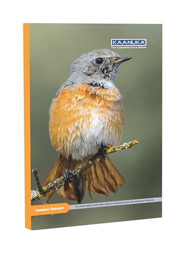 Image of KAANUKA Long Size Notebook - 300 Pages, Unruled, Plain, Long Size - 27.2cm X 16.7cm, Pack Of 6 Notebooks, Long Size Unruled Notebooks for School and College Students