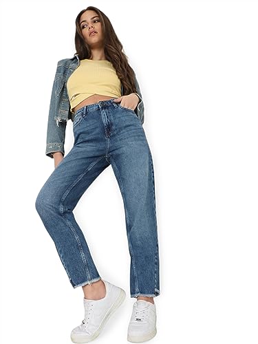 Image of ONLY Women's High Rise Straight Jeans