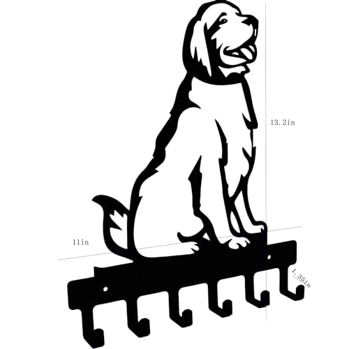 50% Off Wall Mount Key Hooks - Decorative Dog Family Key Holder