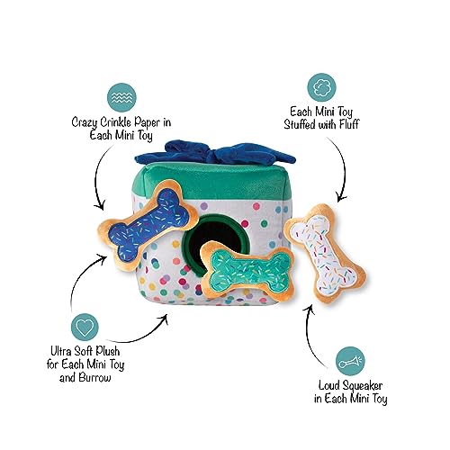 Fringe Studio Plush Dog Toy Set, Interactive Hide and Seek Play, All About The Gifts, Pet Shop Collection (289237) by Fringe - Image 2