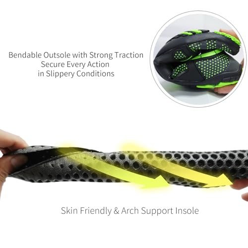 Image of Queday Water Shoes for Women Men Quick Dry Barefoot Shoes Athletic Lightweight Sports Aqua Socks Outdoor Swim Fishing Hiking Diving Surf Walking Kayaking