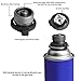 CAKEEYUM Butane Gas Cartridge Adapter Camping Gas Canister Connector Converter Stove Valve Cylinder Butane Canister adaptergas Cartridge adaptergas Stove Connector