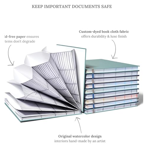 Organisateur de documents en éventail à compartiments pour bureau et école