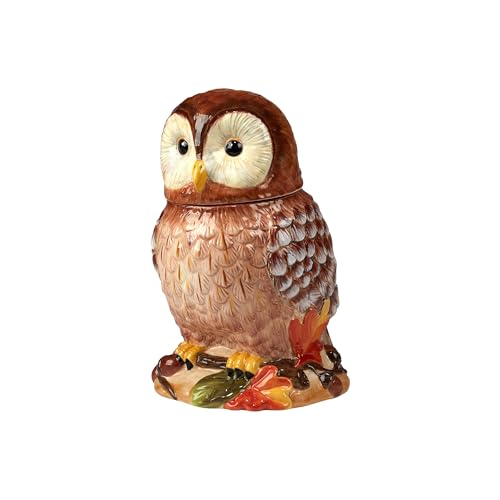 Pine Forest 3-D owl cookie jar
