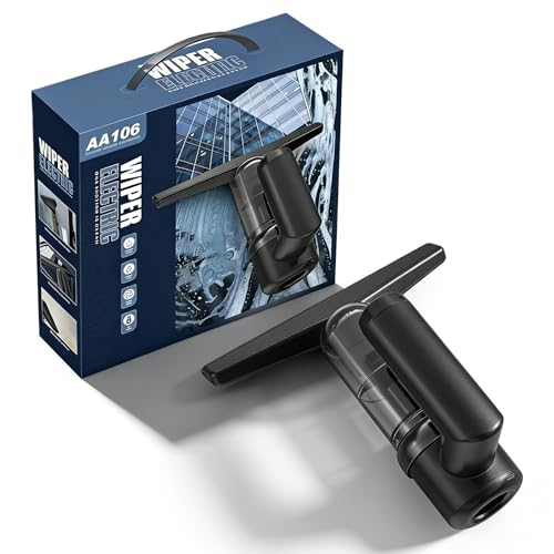 Lave Vitre Électrique, Aspirateur Vitre Avec Réservoir 100 ml, 5000 PA Aspiration, Pour Fenêtres, Miroirs Et Carrelages, Raclette Vitre