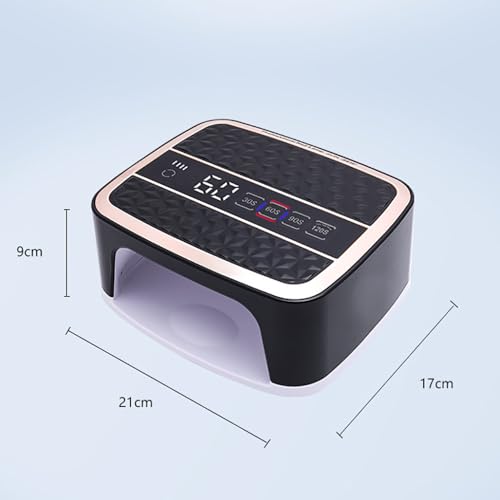 Luz Uv Para Unhas De Gel, Máquina De Terapia De Luz De Indução Inteligente De 168W, Com 42 Contas De