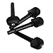 Andoer 4/4 Size Violin Fiddle Tuning Peg 4pcs Set Ebony Wooden Replacement