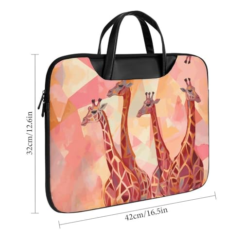 Bolso Bandolera para Portátil 17 Pulgadas con Estampado de Jirafa miniatura 2