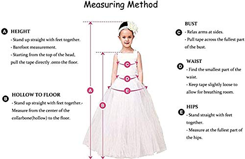 Tulle Lace Flower Girl Dress White, First Communion Dress For Girls Princess Wedding Pageant Dresses, Girls Ball Gown Floor-Length With Back Hole 14 #TOP6